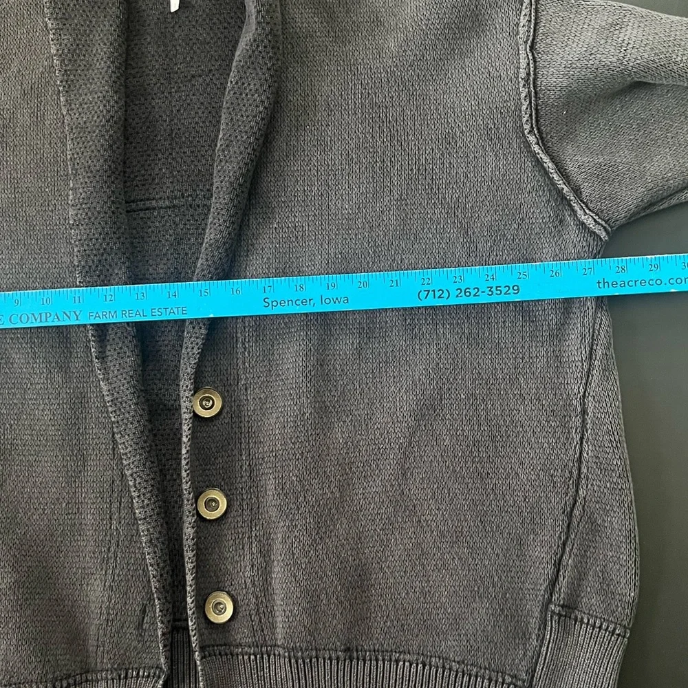 Free People Charcoal Knit Oversize Cardigan - Picture 4 of 5